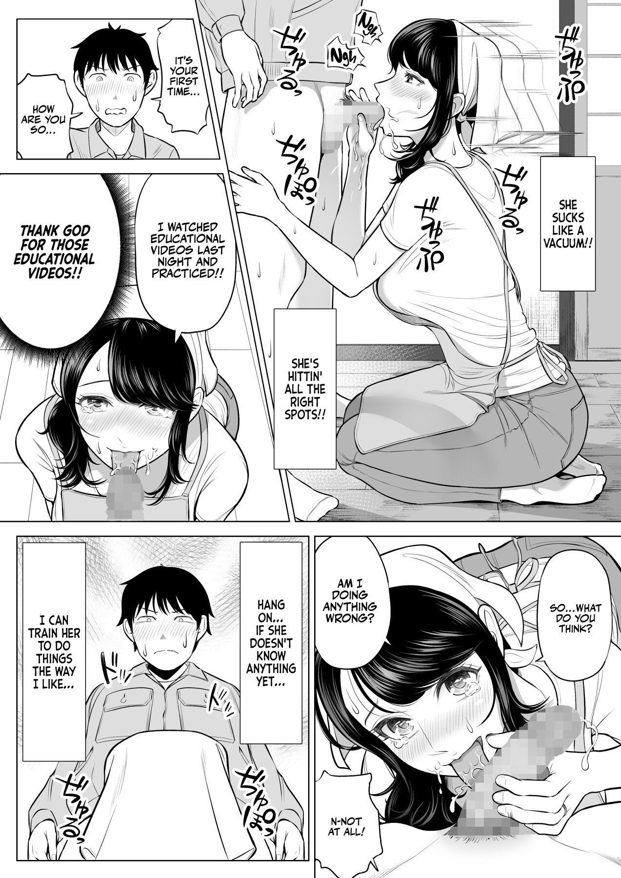 Hentai Manga Comic-Shizuka Tachibana, the Housewife Who Collects My Sperm Donations, Doesn't Know a Damn Thing!!-Chapter 3-44